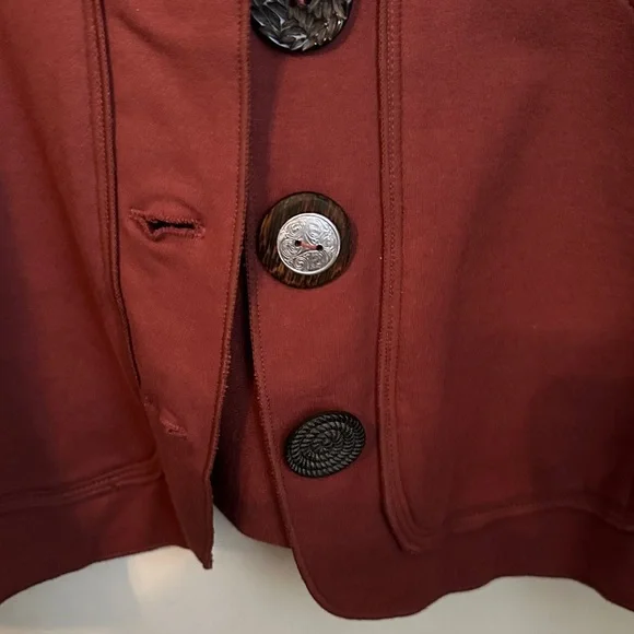 Neon Buddha Casual Button-Up Lightweight Jacket Blazer NWOT Size 1X - Picture 4 of 11